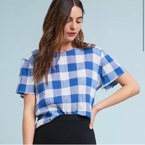 MARA HOFFMAN Organic Cotton Checkered XS